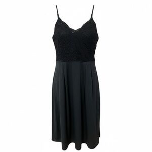 Grace Karin Black Floral Lace Slip Dress